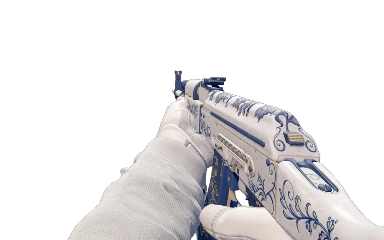 AK-47 Inheritance with Pillow Punchers Specialist Gloves CS2 skin combo