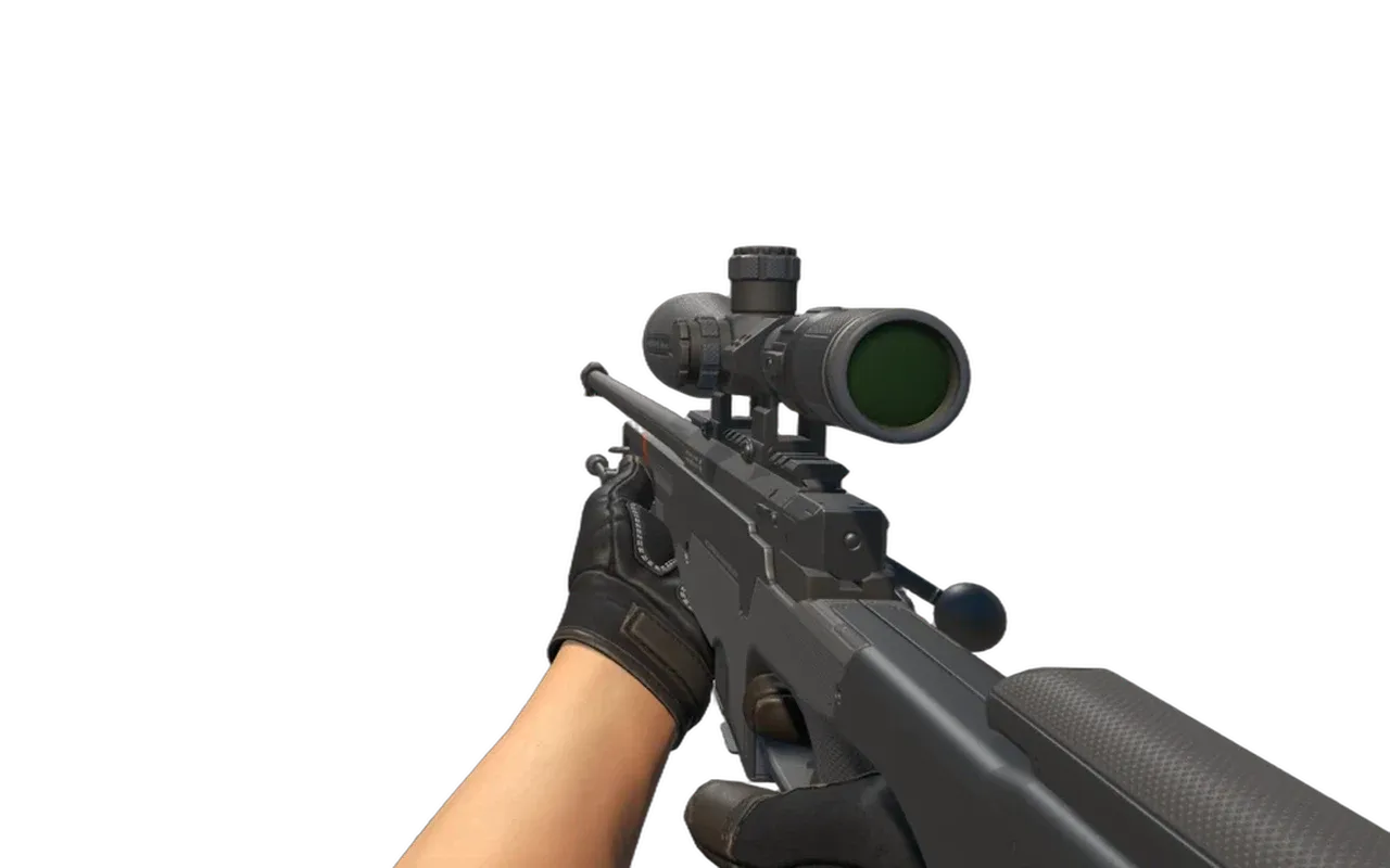 AWP Black Box with Blackbook Specialist Gloves CS2 skin combo