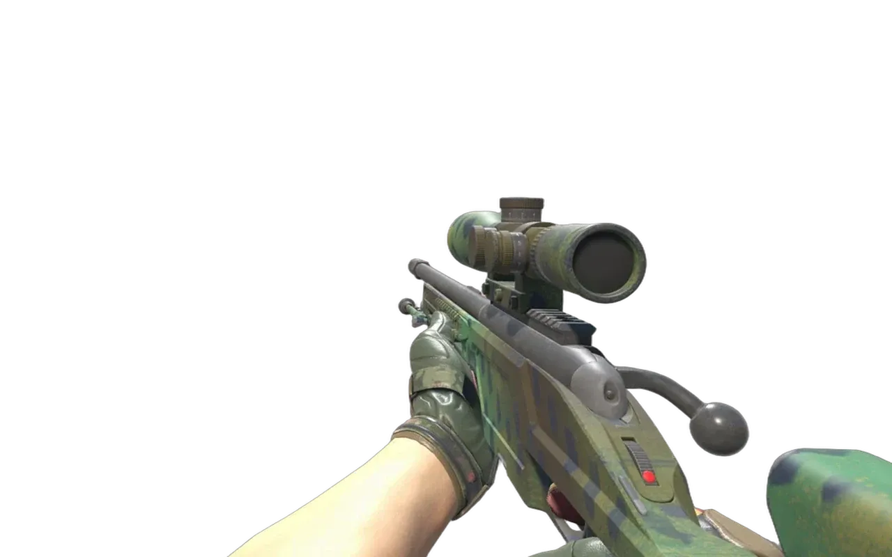 SSG 08 Jungle Dashed with 3rd Commando Company Moto Gloves CS2 skin combo