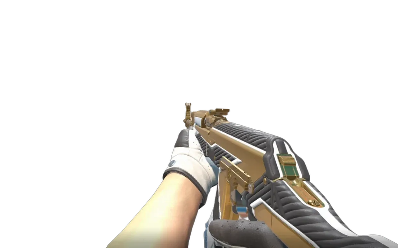 AK-47 The Oligarch with Black Tie Driver Gloves CS2 skin combo