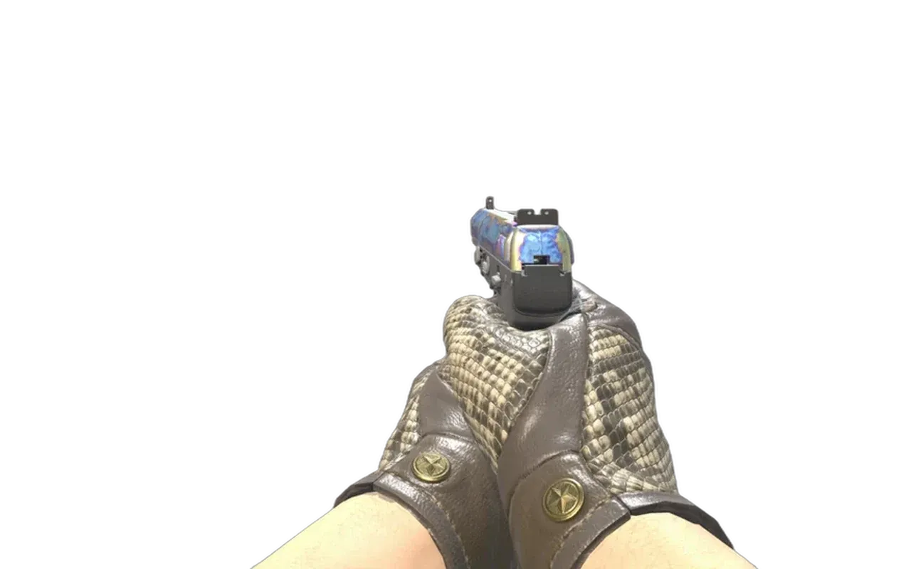 Five-SeveN Heat Treated with Diamondback Driver Gloves CS2 skin combo