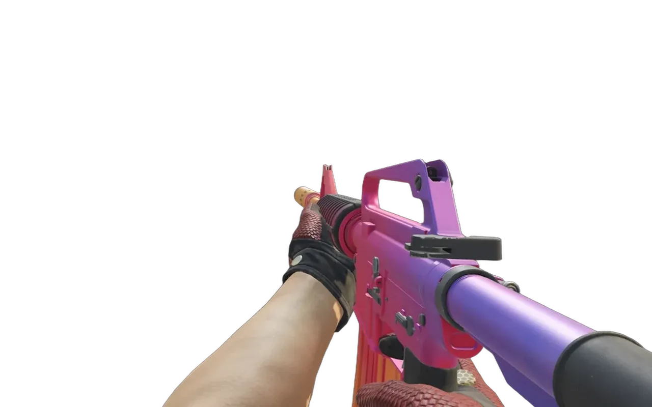 M4A1-S Fade with Dragon Fists Driver Gloves CS2 skin combo