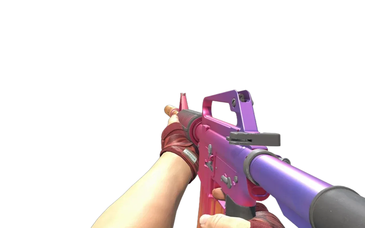 M4A1-S Fade with Slaughter Hand Wraps CS2 skin combo