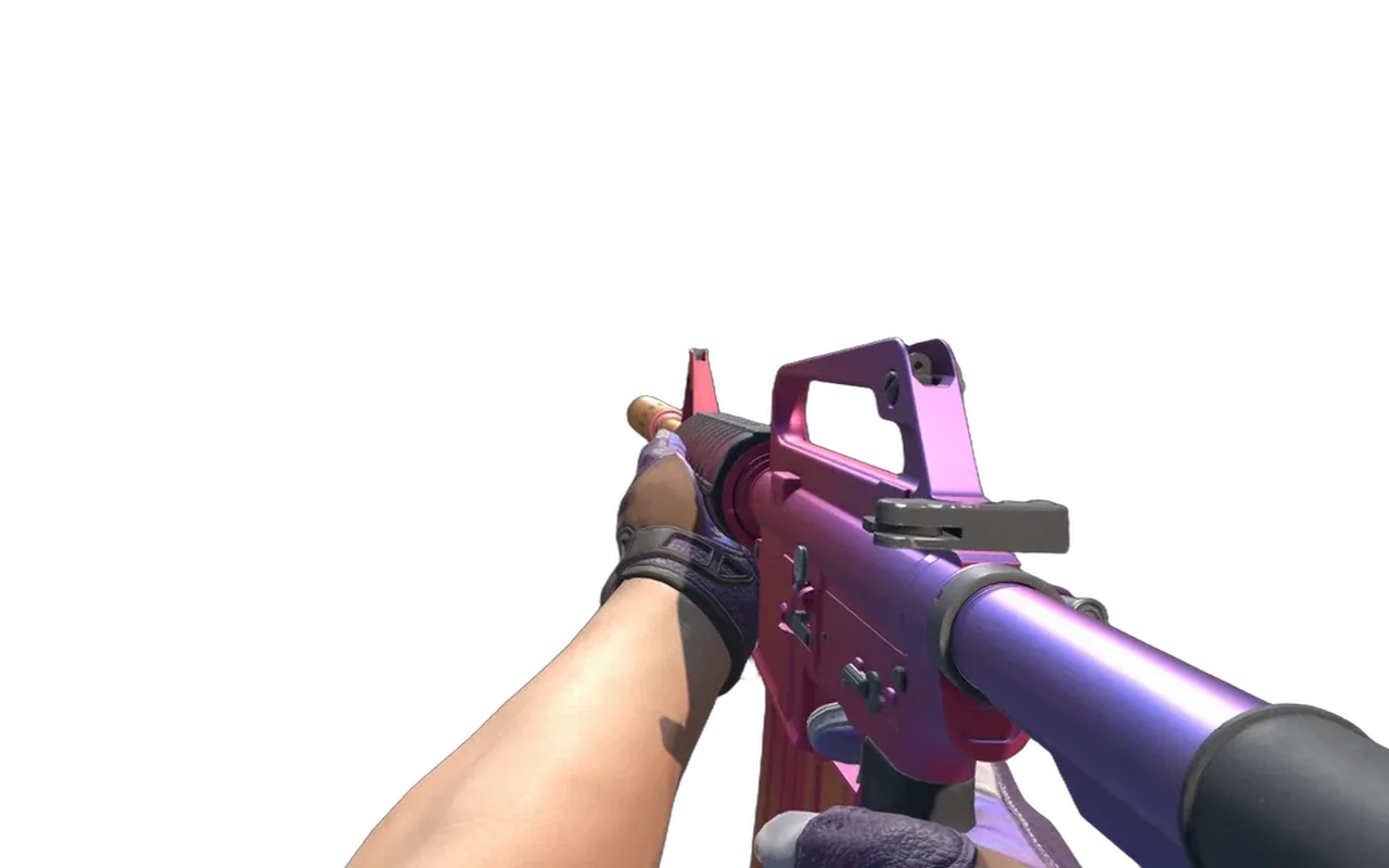 M4A1-S Fade with Pandora's Box Sport Gloves CS2 skin combo