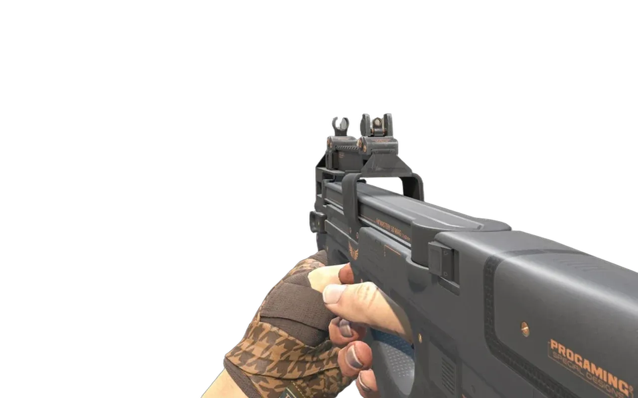 P90 Elite Build with Desert Shamagh Hand Wraps CS2 skin combo