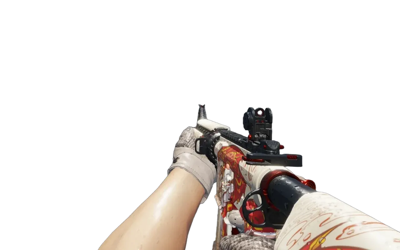 M4A4 Falak with King Snake Driver Gloves CS2 skin combo