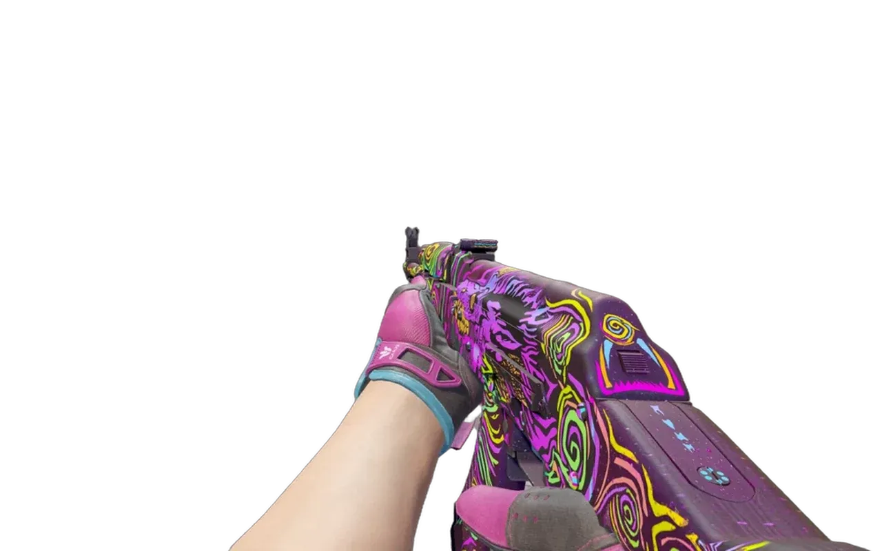 AK-47 Nightwish with Vice Sport Gloves CS2 skin combo
