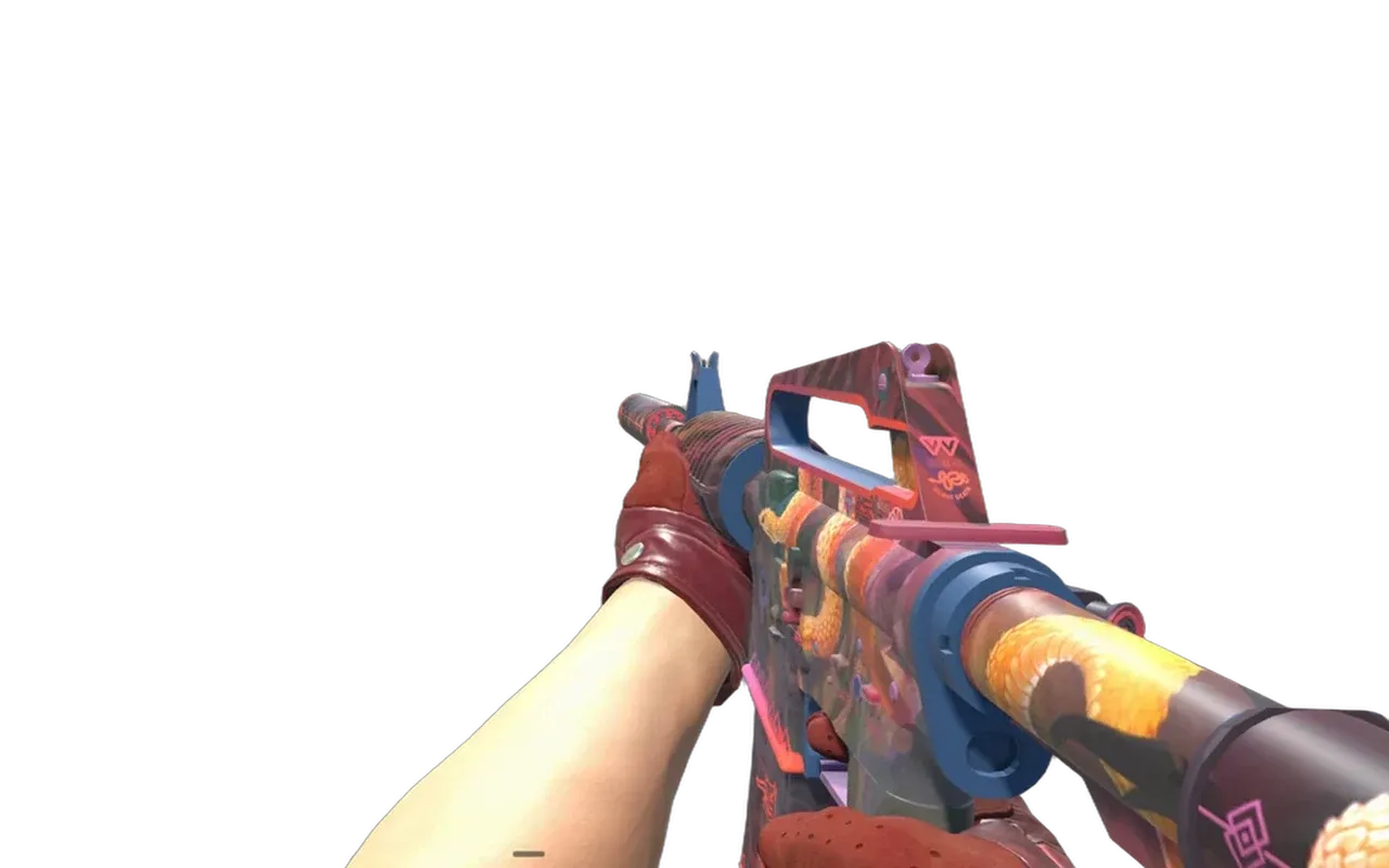 M4A1-S Welcome to the Jungle with Brocade Crane Driver Gloves CS2 skin combo