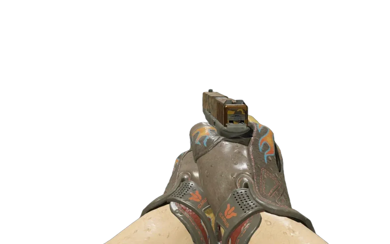 Glock-18 Reactor with Blaze Sport Gloves CS2 skin combo