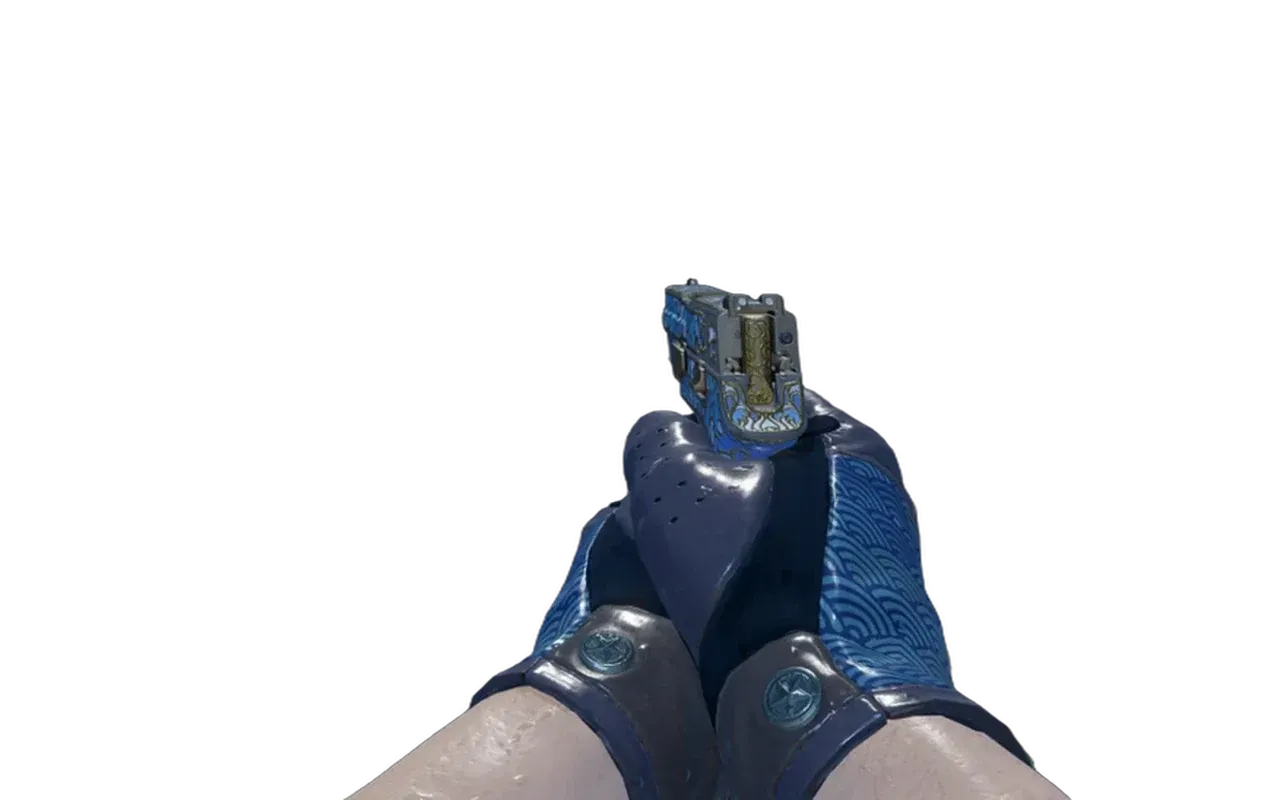 P250 Lotus Imprint with Seigaiha Driver Gloves CS2 skin combo