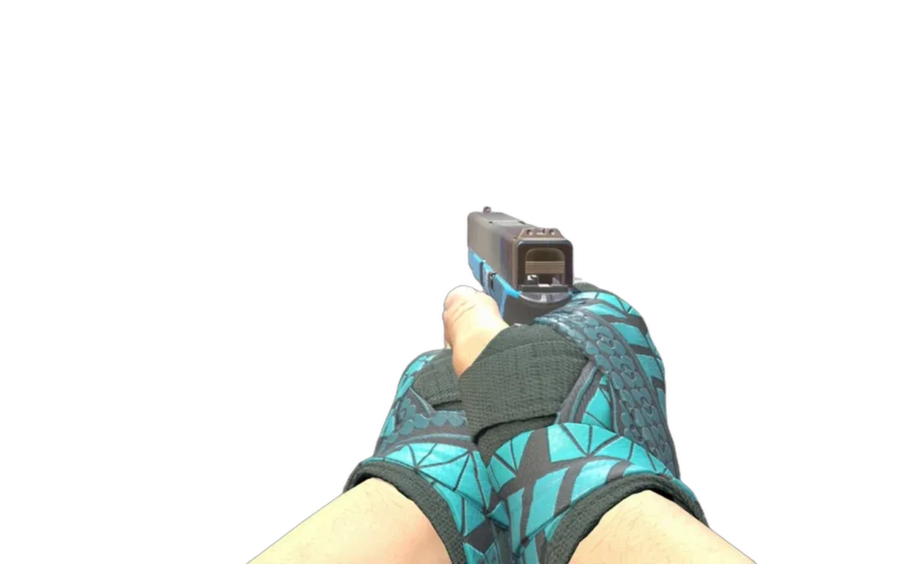Glock-18 AXIA with Overprint Hand Wraps CS2 skin combo