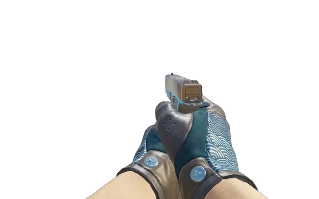 Glock-18 AXIA with Seigaiha Driver Gloves CS2 skin combo