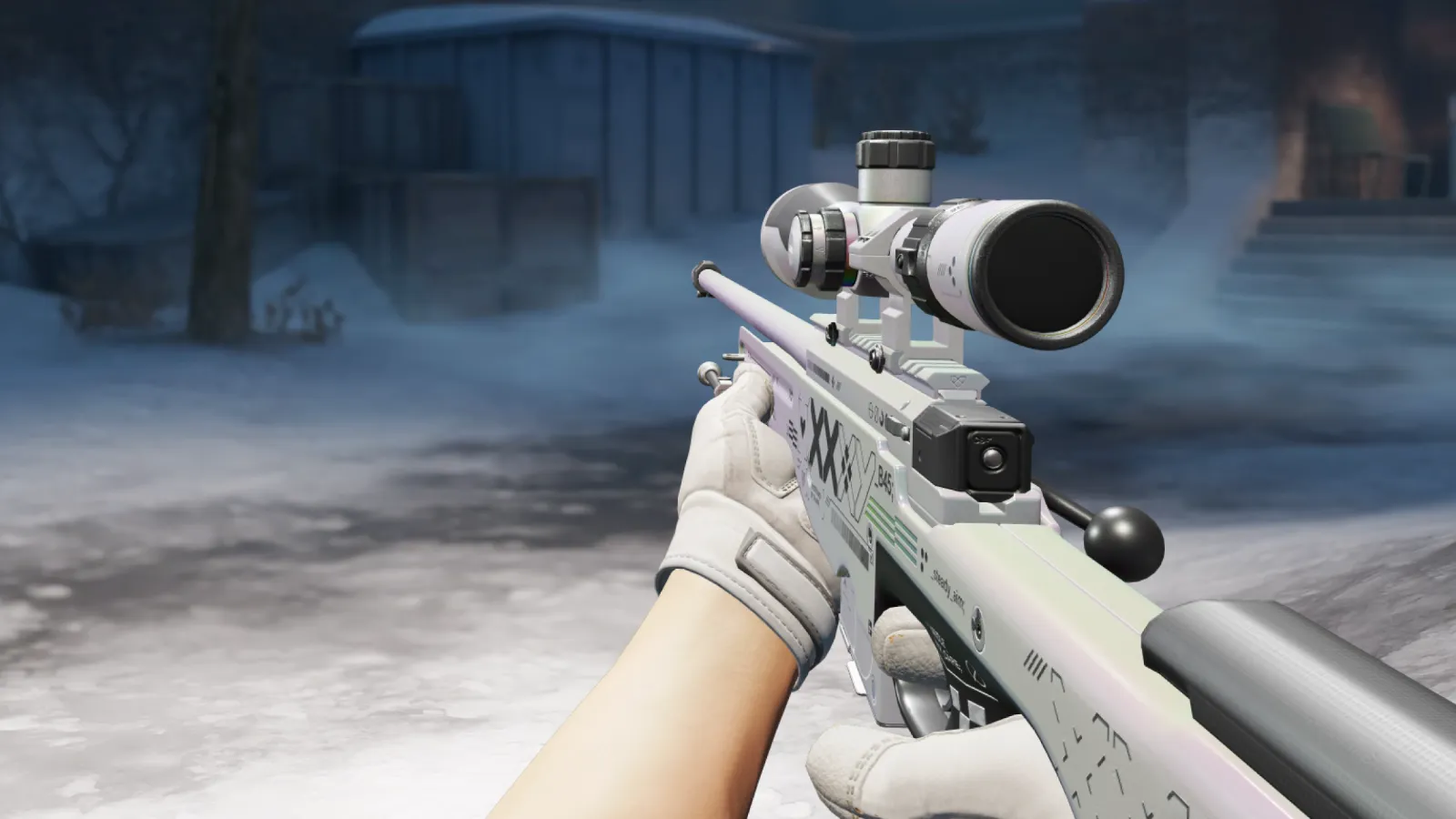 AWP Printstream Pillow Punchers Gloves, CS2 skin combo screenshot