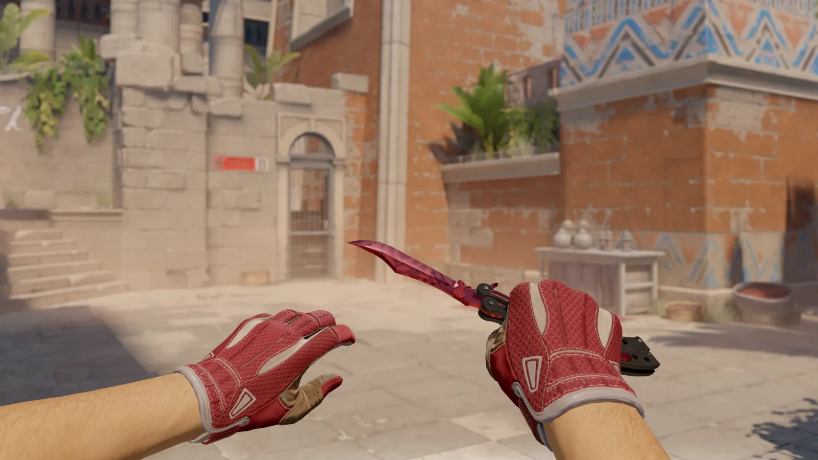 Butterfly Slaughter Slingshot Gloves, CS2 skin combo screenshot