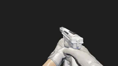 Tec-9 Whiteout Pillow Punchers Gloves, CS2 skin combo