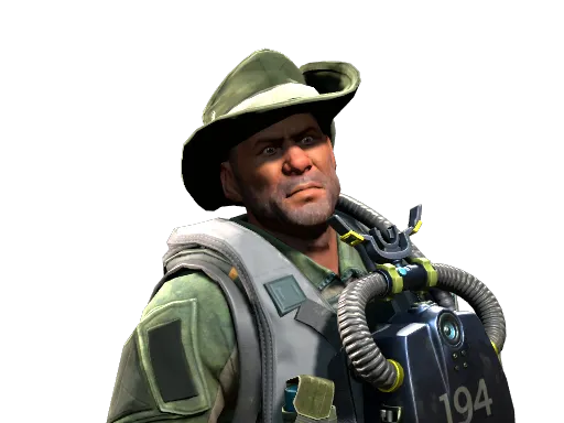 Lieutenant Rex Krikey, CS2 Counter-Terrorist agent skin