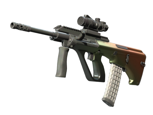 AUG | Amber Fade, CS2 AUG skin