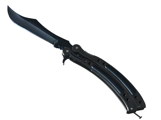 Butterfly Knife | Blue Steel, CS2 Butterfly Knife skin