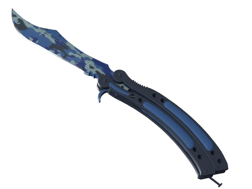 Butterfly Knife | Bright Water, CS2 Butterfly Knife skin