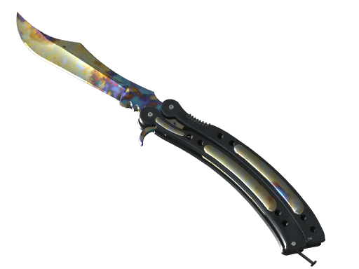 Butterfly Knife | Case Hardened, CS2 Butterfly Knife skin