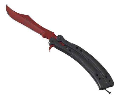 Butterfly Knife | Crimson Web, CS2 Butterfly Knife skin
