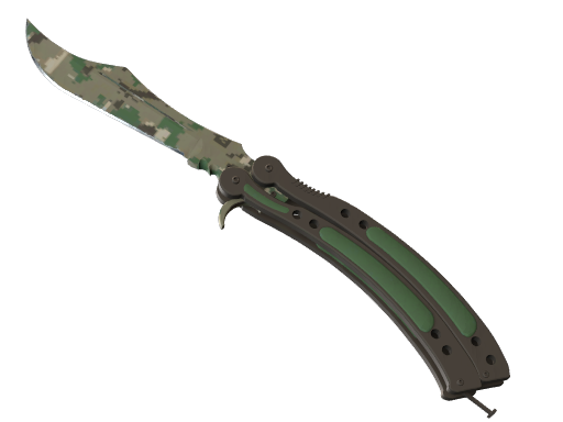 Butterfly Knife | Forest DDPAT, CS2 Butterfly Knife skin