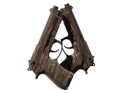 Dual Berettas | Drift Wood, CS2 Dual Berettas skin