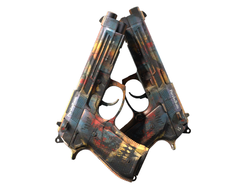 Dual Berettas | Hideout, CS2 Dual Berettas skin