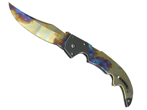 Falchion Knife | Case Hardened, CS2 Falchion Knife skin