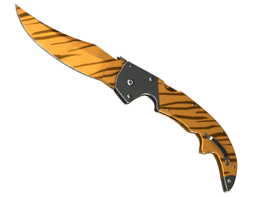 Falchion Knife | Tiger Tooth, CS2 Falchion Knife skin