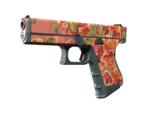 Glock-18 | Coral Bloom, CS2 Glock-18 skin
