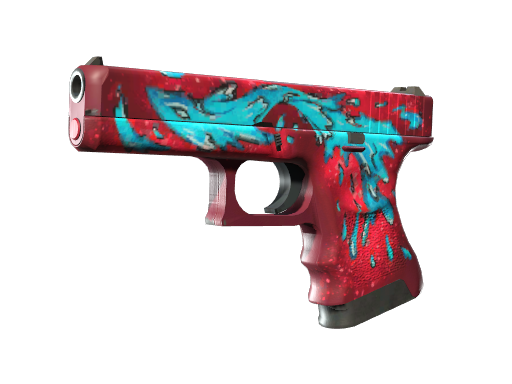 Glock-18 | Water Elemental, CS2 Glock-18 skin