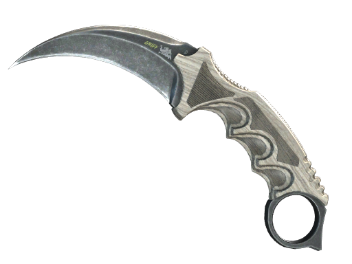 Karambit | Black Laminate, CS2 Karambit skin