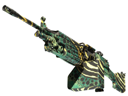 M249 | Emerald Poison Dart, CS2 M249 skin