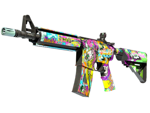 M4A4 | In Living Color, CS2 M4A4 skin