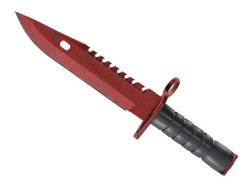 M9 Bayonet | Crimson Web, CS2 M9 Bayonet skin