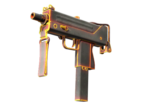 MAC-10 | Heat, CS2 MAC-10 skin