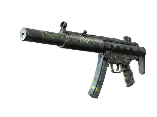 MP5-SD | Lime Hex, CS2 MP5-SD skin
