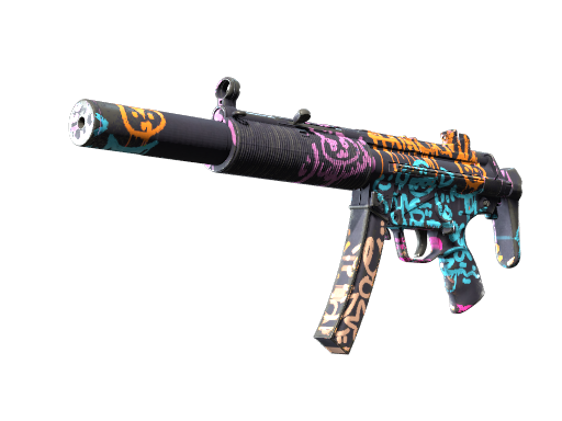 MP5-SD | Neon Squeezer, CS2 MP5-SD skin