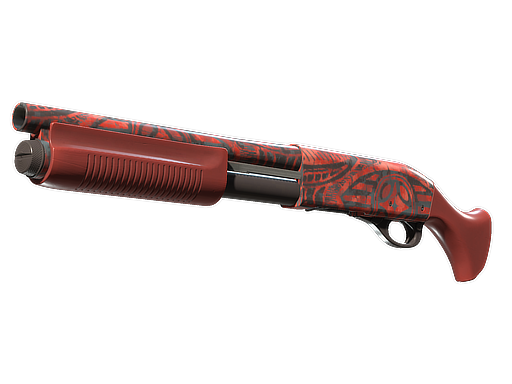 Sawed-Off | Crimson Batik, CS2 Sawed-Off skin