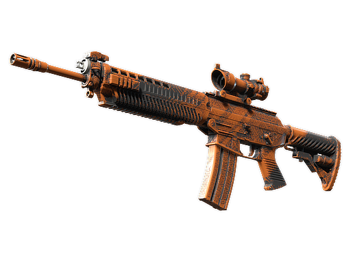 SG 553 | Basket Halftone, CS2 SG 553 skin