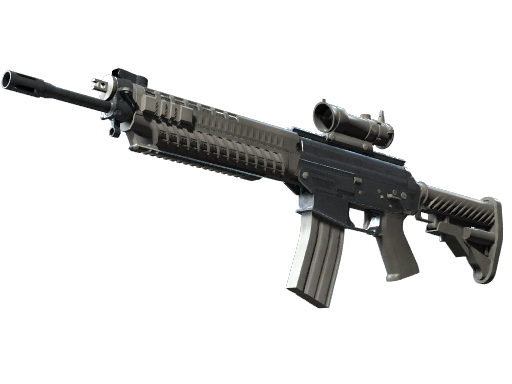 SG 553 | Damascus Steel, CS2 SG 553 skin