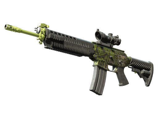 SG 553 | Lush Ruins, CS2 SG 553 skin