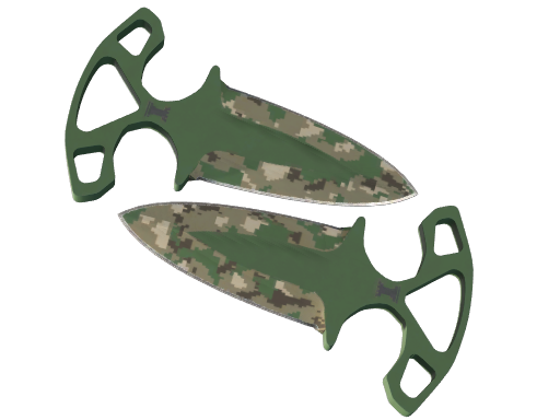 Shadow Daggers | Forest DDPAT, CS2 Shadow Daggers skin