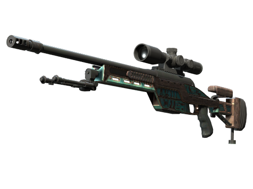 SSG 08 | Azure Glyph, CS2 SSG 08 skin