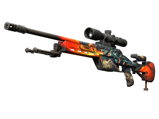 SSG 08 | Dragonfire, CS2 SSG 08 skin