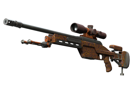 SSG 08 | Orange Filigree, CS2 SSG 08 skin