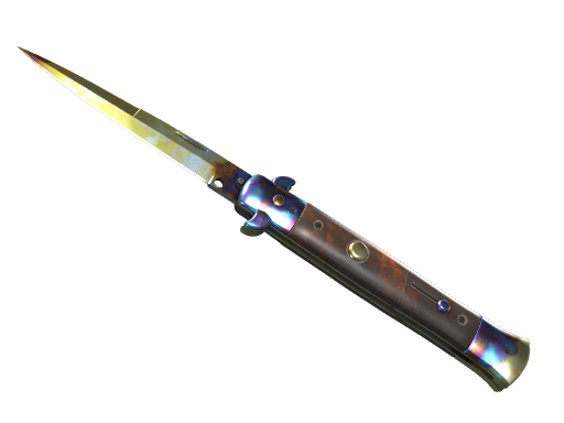 Stiletto Knife | Case Hardened, CS2 Stiletto Knife skin