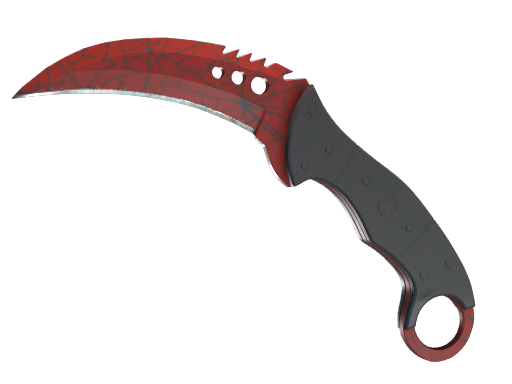 Talon Knife | Crimson Web, CS2 Talon Knife skin